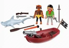 Piratski čamac i ajkula PM-5137 PLAYMOBIL