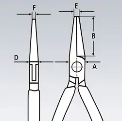 Klešta flah za elektroniku 115 mm 35 11 115 KNIPEX