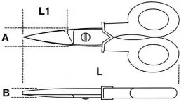 Makaze električarske 145mm BETA