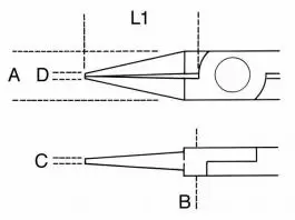 Klešta obla 125mm BETA