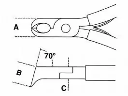 Sečice krive 130mm BETA