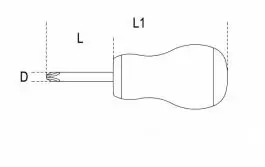 Odvijač 1202N PH2x6x30 kratki BETA