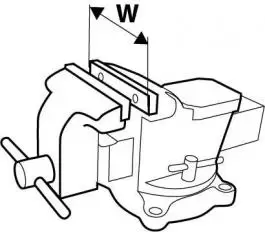 Stega stona livena 125mm Topex