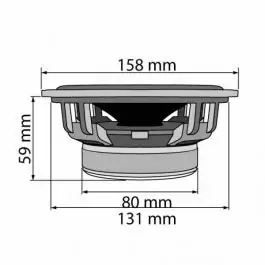 Auto zvučnici 165mm 2x100W CX604