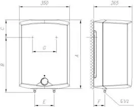 Gorenje bojler TEG 10 ON visokomontažni