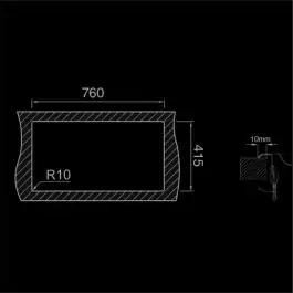 Sudopera RODI-OKIO LINE 78 FLAT MAT 780x435-B-1 RODI