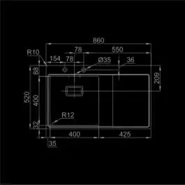 Sudopera RODI-XERON 86 LEVA 860x520-B-115-A RODI