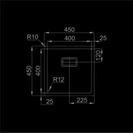 Sudopera RODI-BOX LUX 40 450x450-B-115 RODI