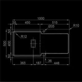 Sudopera EVO 105 1000x500-B-115-A RODI