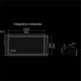 Sudopera EVO 105 1000x500-B-115-A RODI