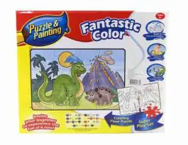 Puzzle set za bojenje Dino 3+ HO HENG