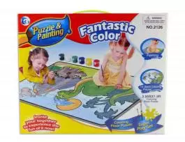 Puzzle set za bojenje Dino 3+ HO HENG