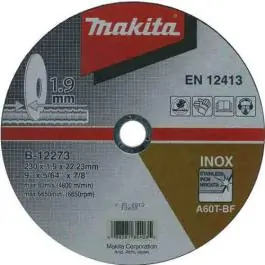 Rezna ploča za INOX 230mmx1,9x22 MAKITA