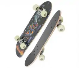 Skateboard SHC-03 senhai "X6" veličina 24 crni print ACTION