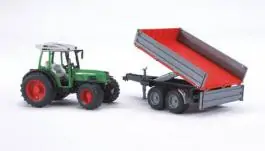 Traktor Fendt 209 S sa prikolicom BRUDER