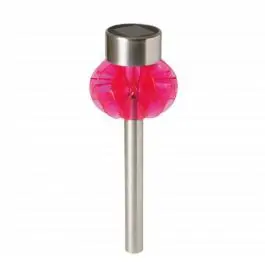 Solarna lampa sa dekoracijom pink MX838/P HOME