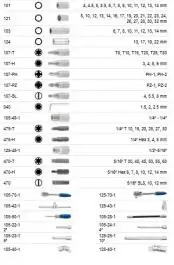 Set nasadnih ključeva 129-101-4 1/2" + 1/4" 101 kom Irimo