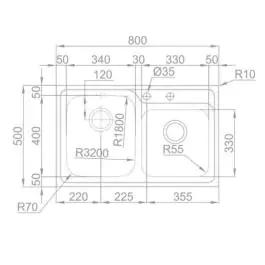 Sudopera ALFA  800x500 BB-115 RODI