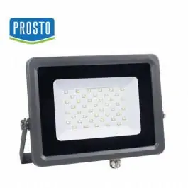 LED reflektor 30W LRF020EW-30/BK PROSTO