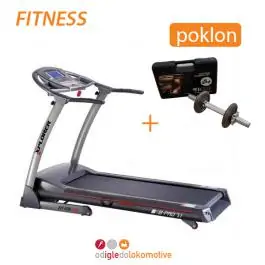 Motorna traka za trčanje B-PRO 7.1 + poklon Set livenih tegova 10 kg Xplorer