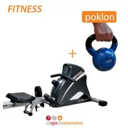 Klupa za veslanje suvo veslo Triton + poklon Kettlebell teg 10 kg Xplorer