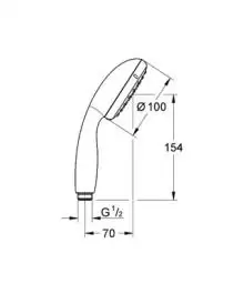 Tuš ručica New Tempesta 100 Grohe