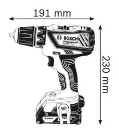 Akumulatorska bušilica/odvrtač GSR 18-2-LI Plus Professional Bosch