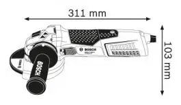 Ugaona brusilica GWS 17-150 CI Professional Bosch