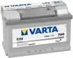 Akumulator Silver Dynamic 12V 74Ah 750A VARTA